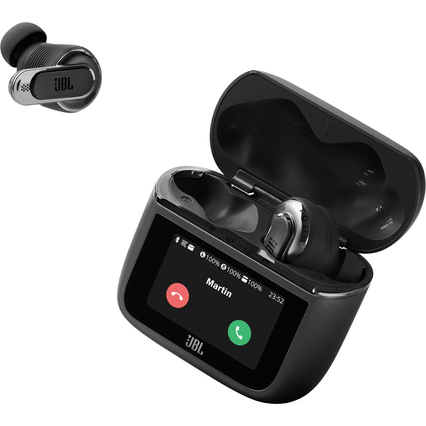 JBL Tour Pro 3 TWS Noise Cancelling Earbuds with Smart Case (Black)