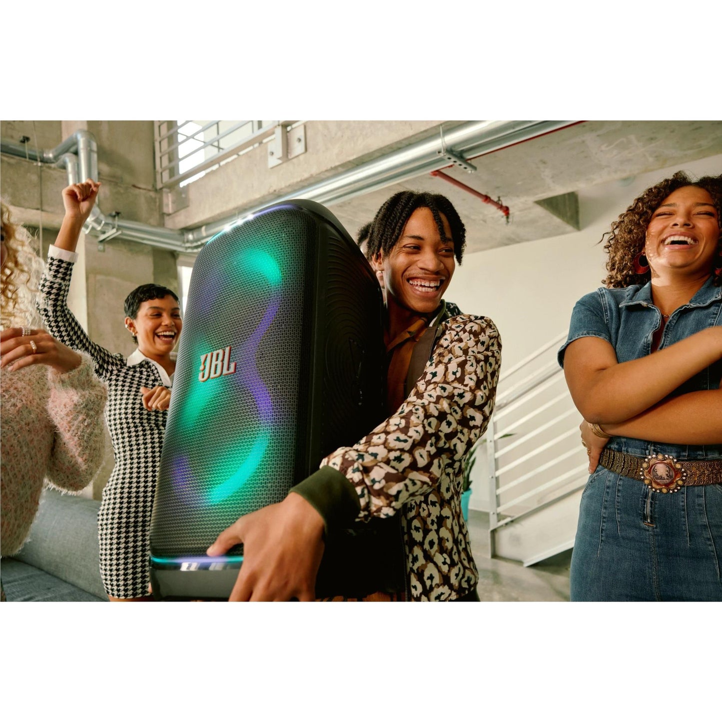 JBL PartyBox Stage 320 Portable Party Speaker (Black)