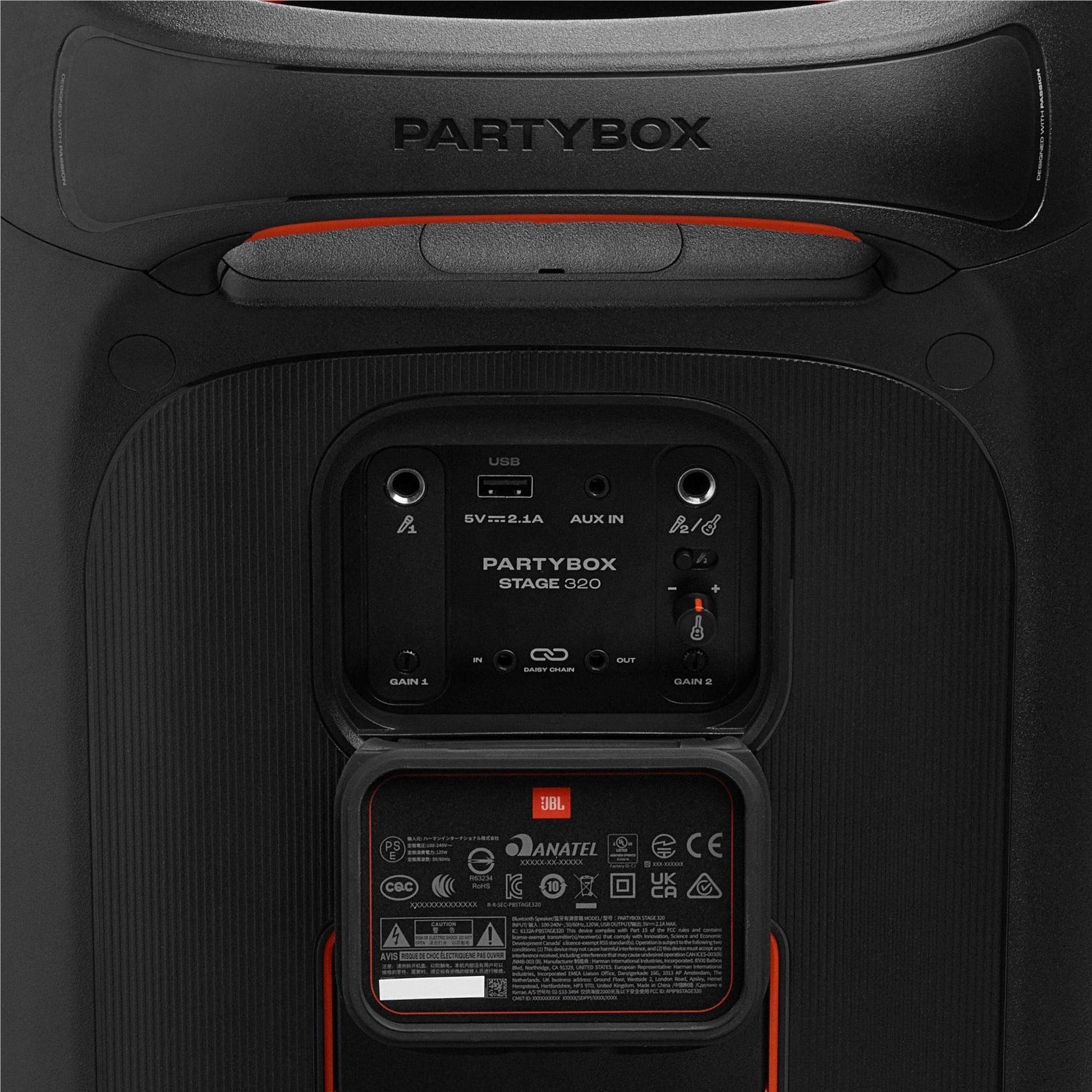 JBL PartyBox Stage 320 Portable Party Speaker (Black)