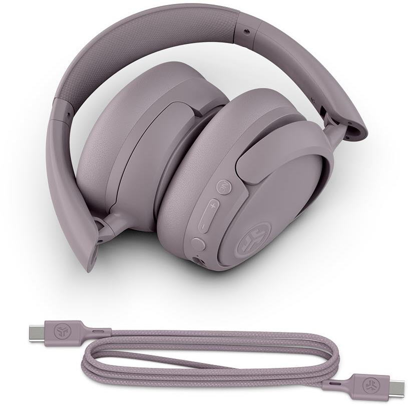 JLab JBuds Lux ANC Over-Ear Headphones (Mauve)