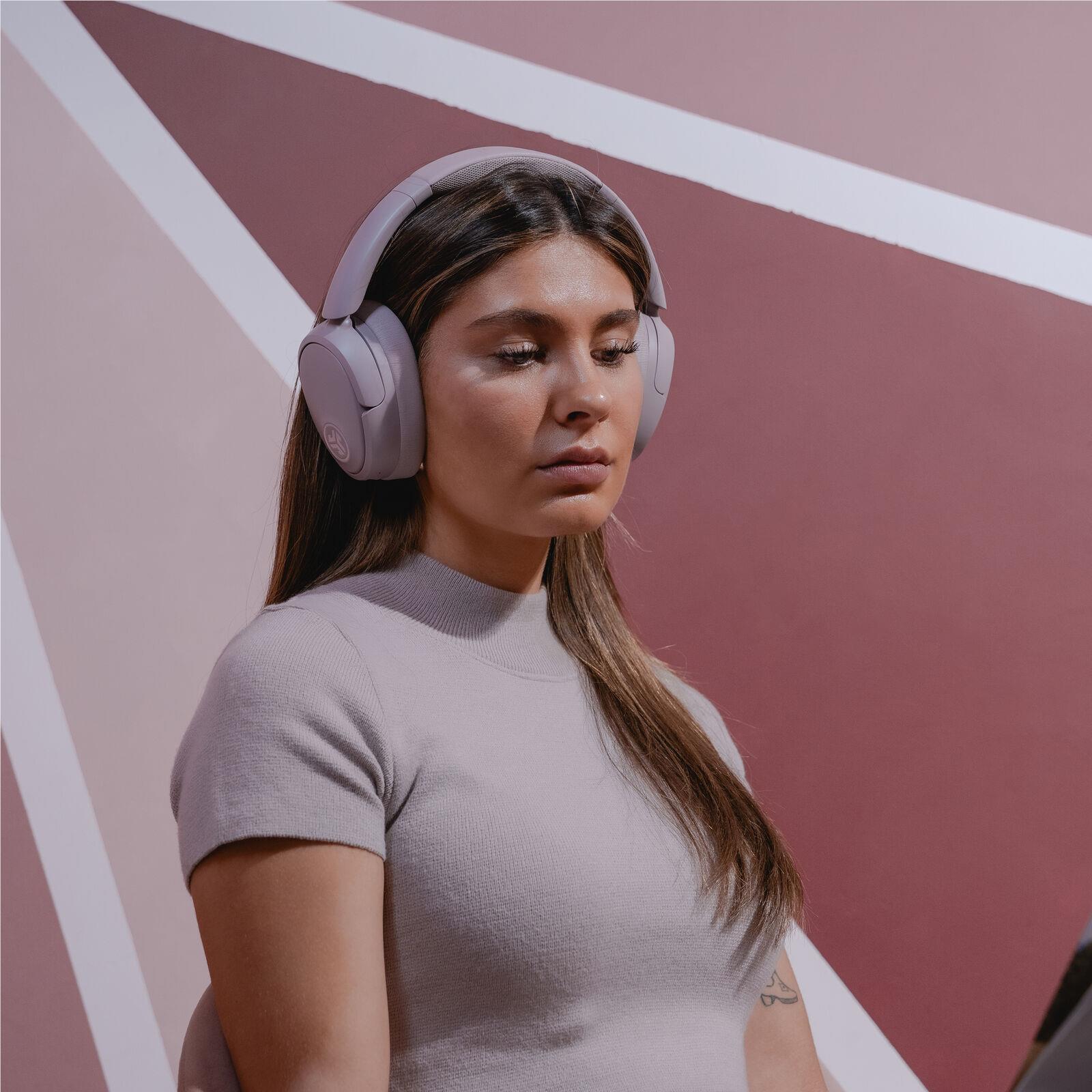 JLab JBuds Lux ANC Over-Ear Headphones (Mauve)