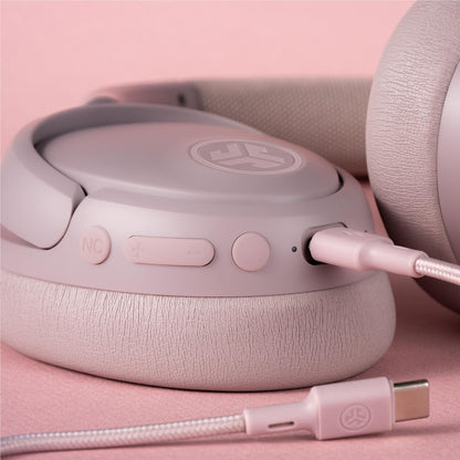 JLab JBuds Lux ANC Over-Ear Headphones (Mauve)