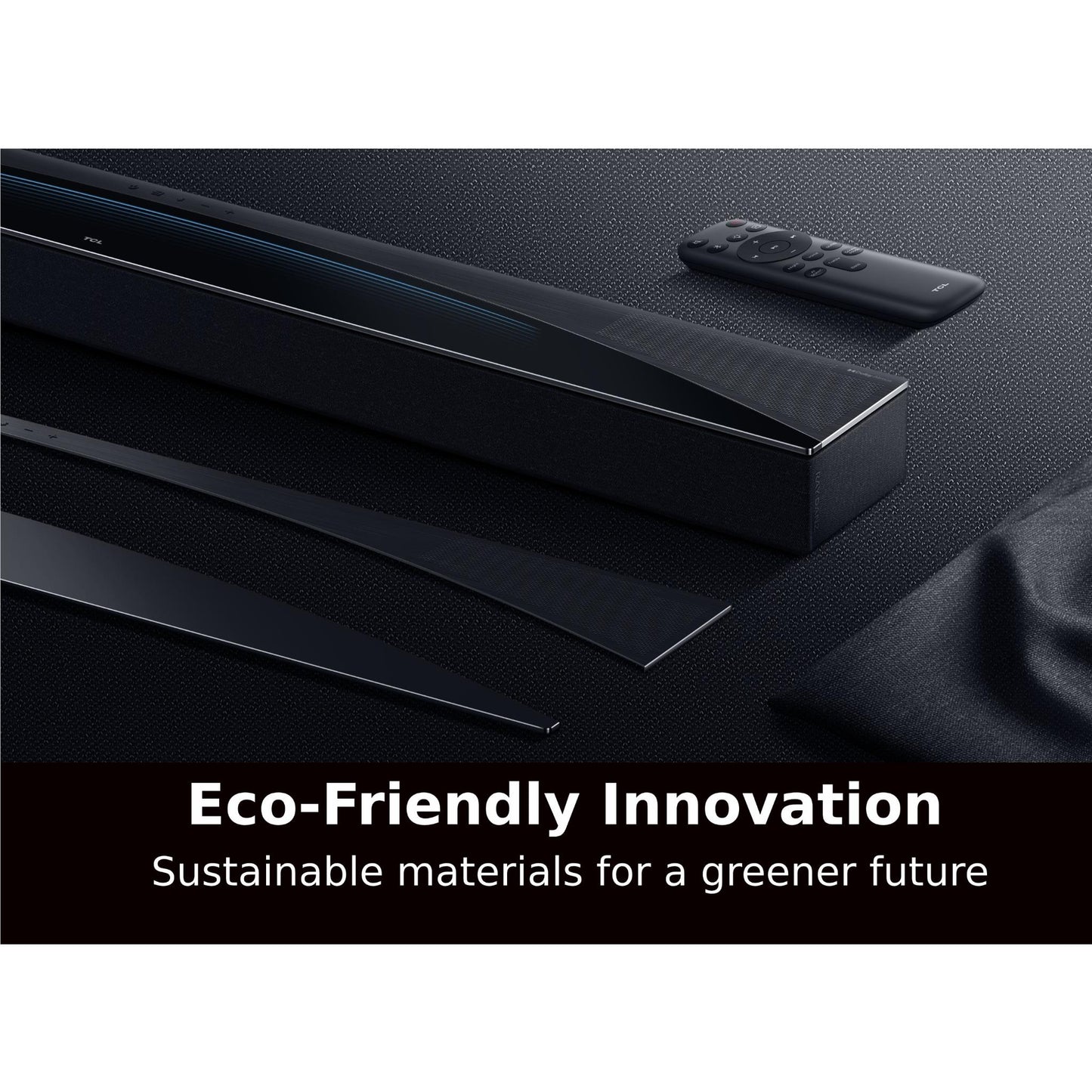 TCL Q75H 620W 5.1.2ch Dolby Atmos Soundbar with Wireless Subwoofer