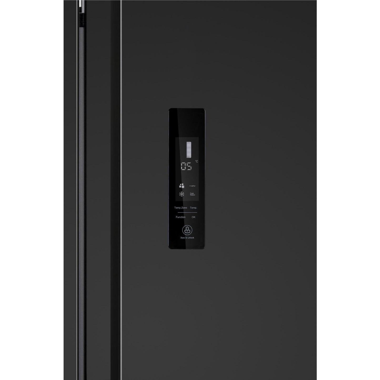 CHiQ CSS556NBD4E 559L Side By Side Fridge (Black)