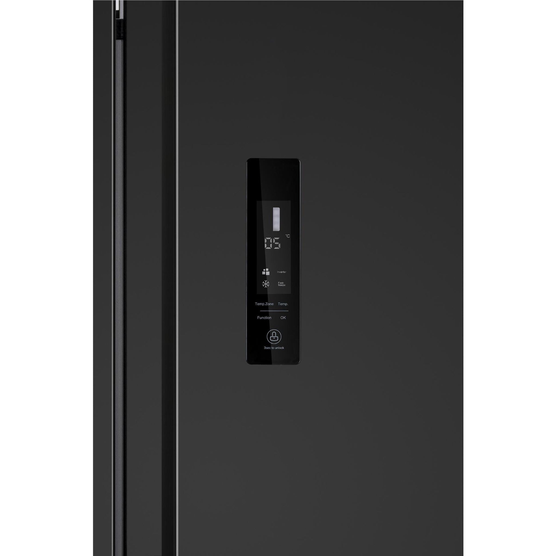 CHiQ CSS556NBD4E 559L Side By Side Fridge (Black)