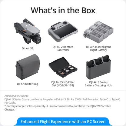 DJI Air 3S Fly More Combo (DJI RC 2)