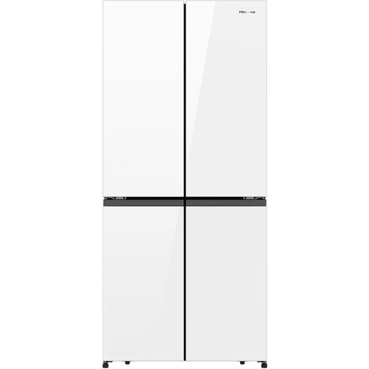 Hisense HRCD483G 483L PureFlat French Door Refrigerator (White Glass)