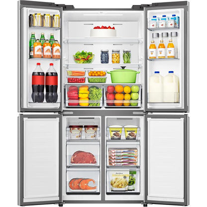 Hisense HRCD483G 483L PureFlat French Door Refrigerator (White Glass)