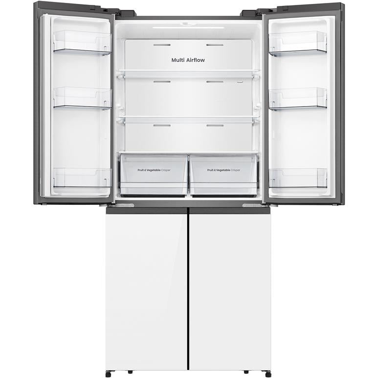 Hisense HRCD483G 483L PureFlat French Door Refrigerator (White Glass)