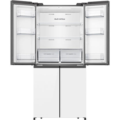 Hisense HRCD483G 483L PureFlat French Door Refrigerator (White Glass)