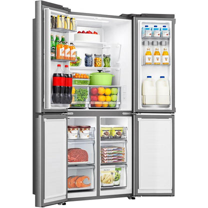 Hisense HRCD483G 483L PureFlat French Door Refrigerator (White Glass)
