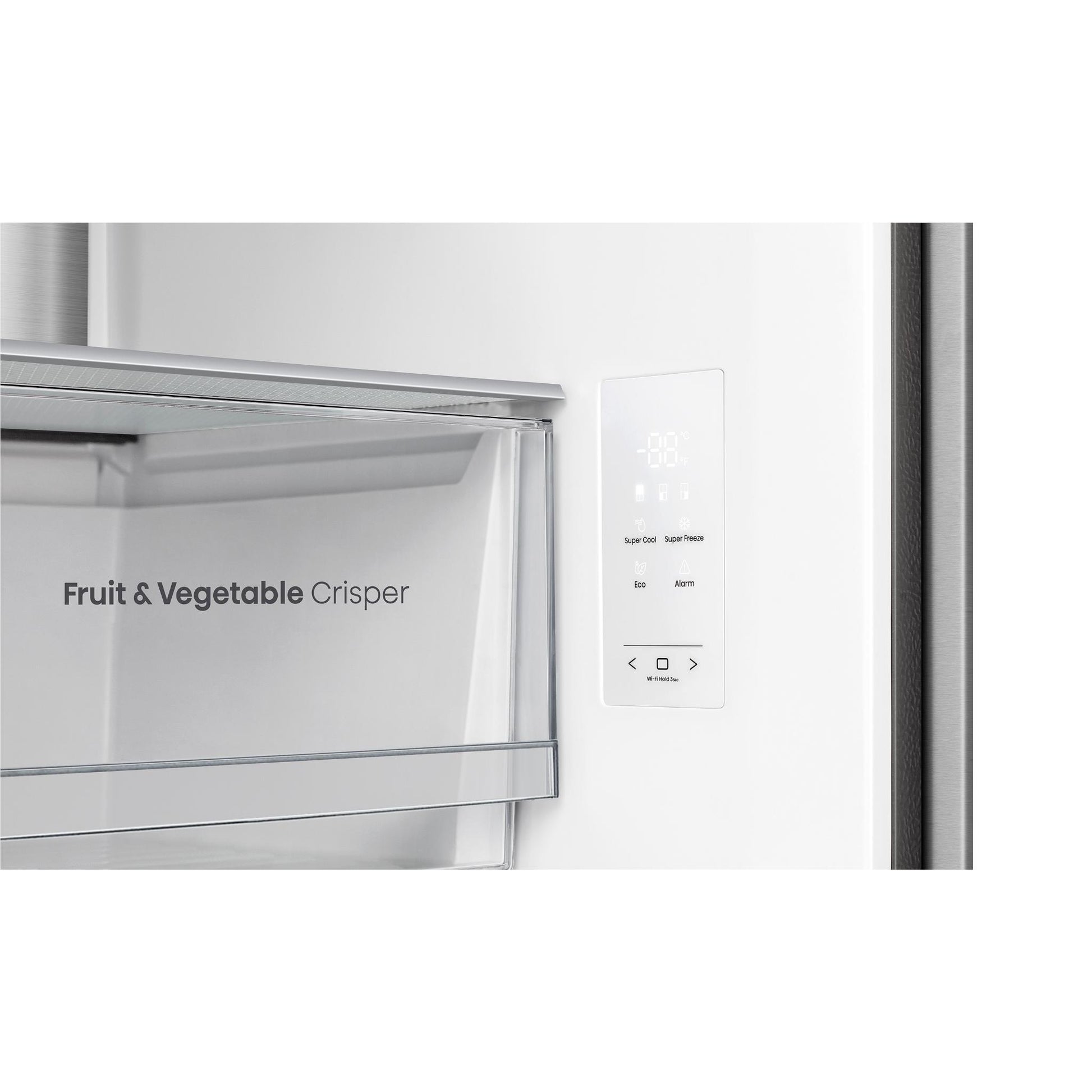 Hisense HRCD483G 483L PureFlat French Door Refrigerator (White Glass)