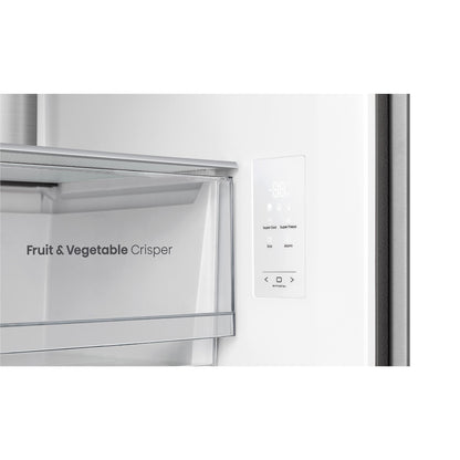 Hisense HRCD483G 483L PureFlat French Door Refrigerator (White Glass)