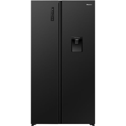 Hisense HRSBS540BW 541L PureFlat Side by Side Refrigerator (Black)