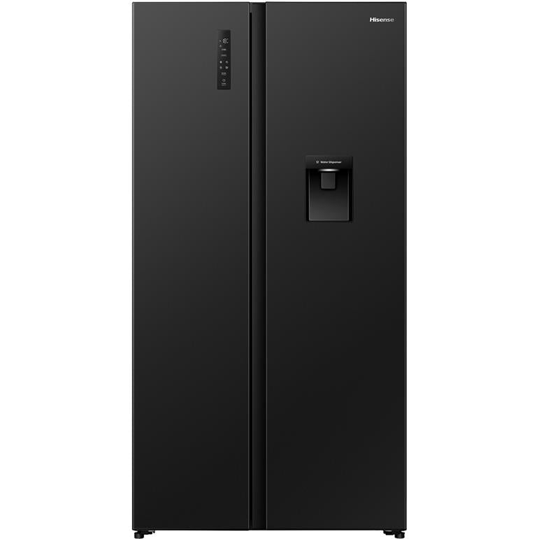 Hisense HRSBS540BW 541L PureFlat Side by Side Refrigerator (Black)