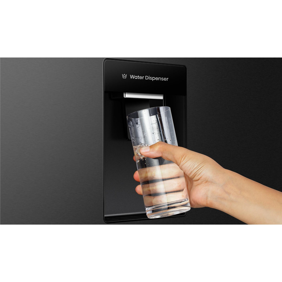 Hisense HRSBS540BW 541L PureFlat Side by Side Refrigerator (Black)