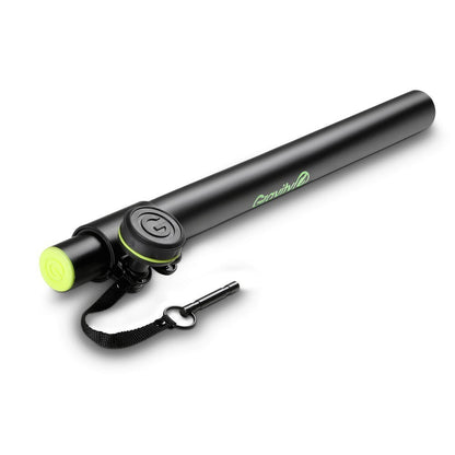 Gravity SP2332TPB Two Part Steel Pole/Stand 35mm to M20 1400mm For Speaker Black
