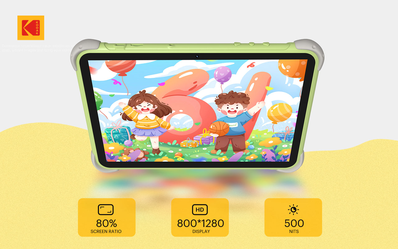 KODAK 10" Kids Tablet KT102 Android 15 Tablet – 4GB RAM