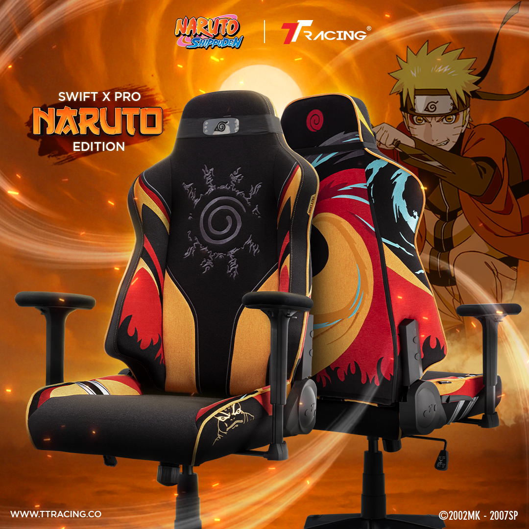 TTRacing Swift X Pro Air Threads Fabric Gaming Chair (Naruto Edition)
