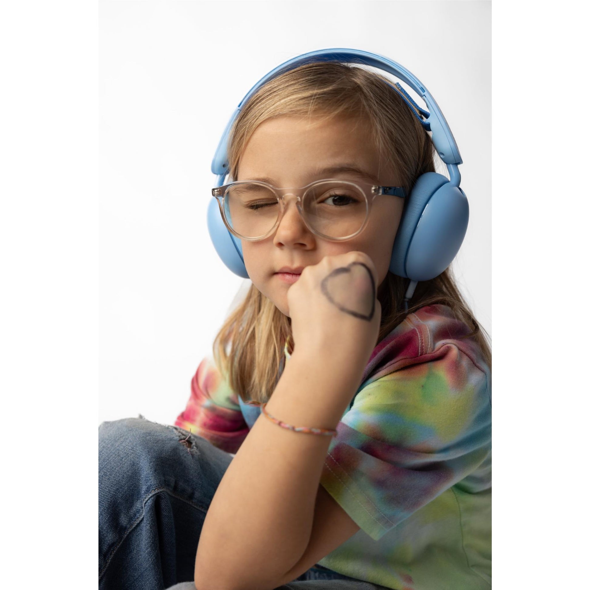 Skullcandy Grom Kids Wired Over-Ear Headphones (Surf Blue)