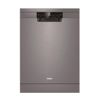 Haier HDW15F1S1 15 Place Setting Freestanding Dishwasher (Satina)