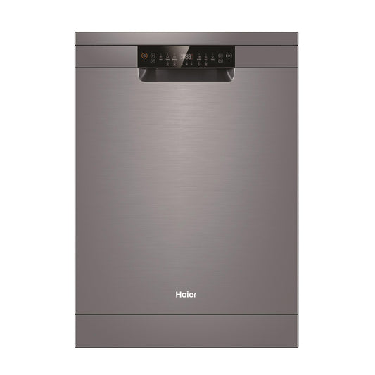 Haier HDW15F1S1 15 Place Setting Freestanding Dishwasher (Satina)