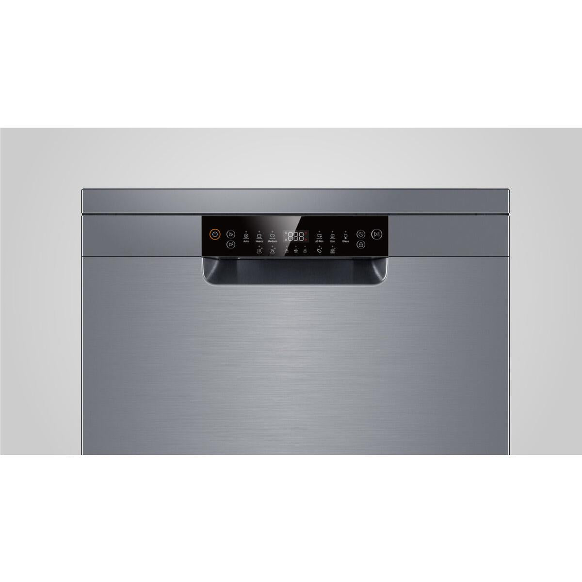 Haier HDW15F1S1 15 Place Setting Freestanding Dishwasher (Satina)