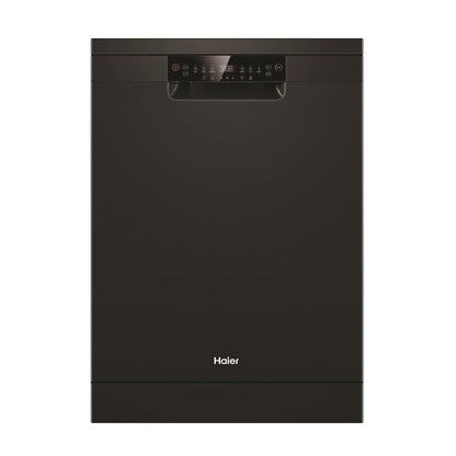 Haier HDW15F1B1 15 Place Setting Freestanding Dishwasher (Black)