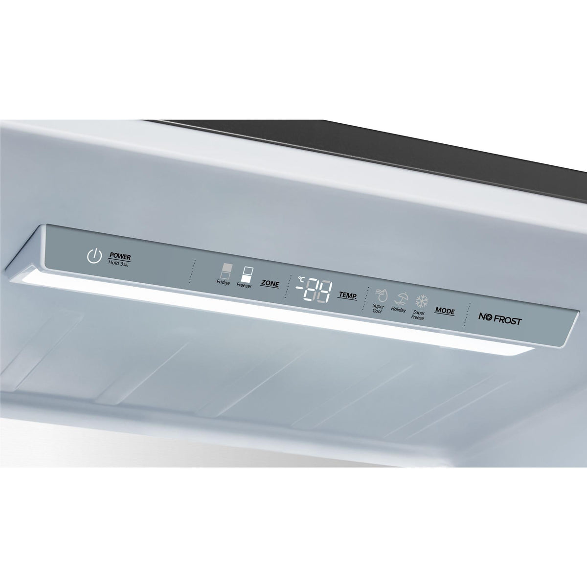Hisense HRBM418S 417L PureFlat Bottom Mount Refrigerator (Silver)