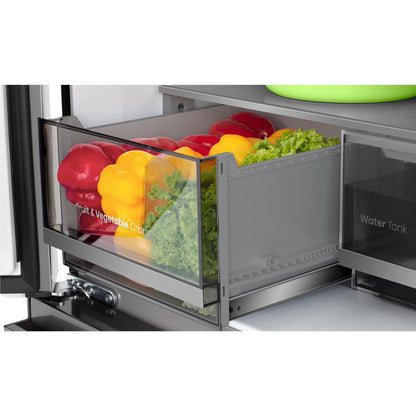 Hisense HRCD640TBW 640L French Door Fridge (Dark Stainless Steel)
