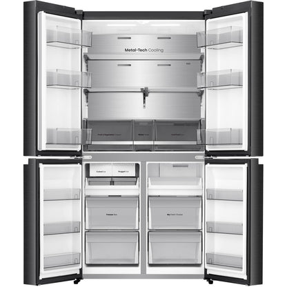 Hisense HRCD640TBW 640L French Door Fridge (Dark Stainless Steel)