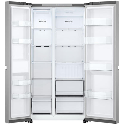 LG GS-B599PL 664L Flat Door Side by Side Fridge in (Stainless Finish)
