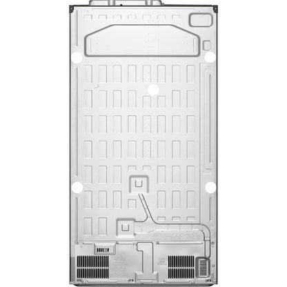 LG - GS-B599MBL 664L Flat Door Side by Side Fridge in (Matte Black)