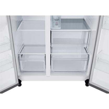 LG GS-N599PL 641L Side by Side Fridge (Stainless Finish)