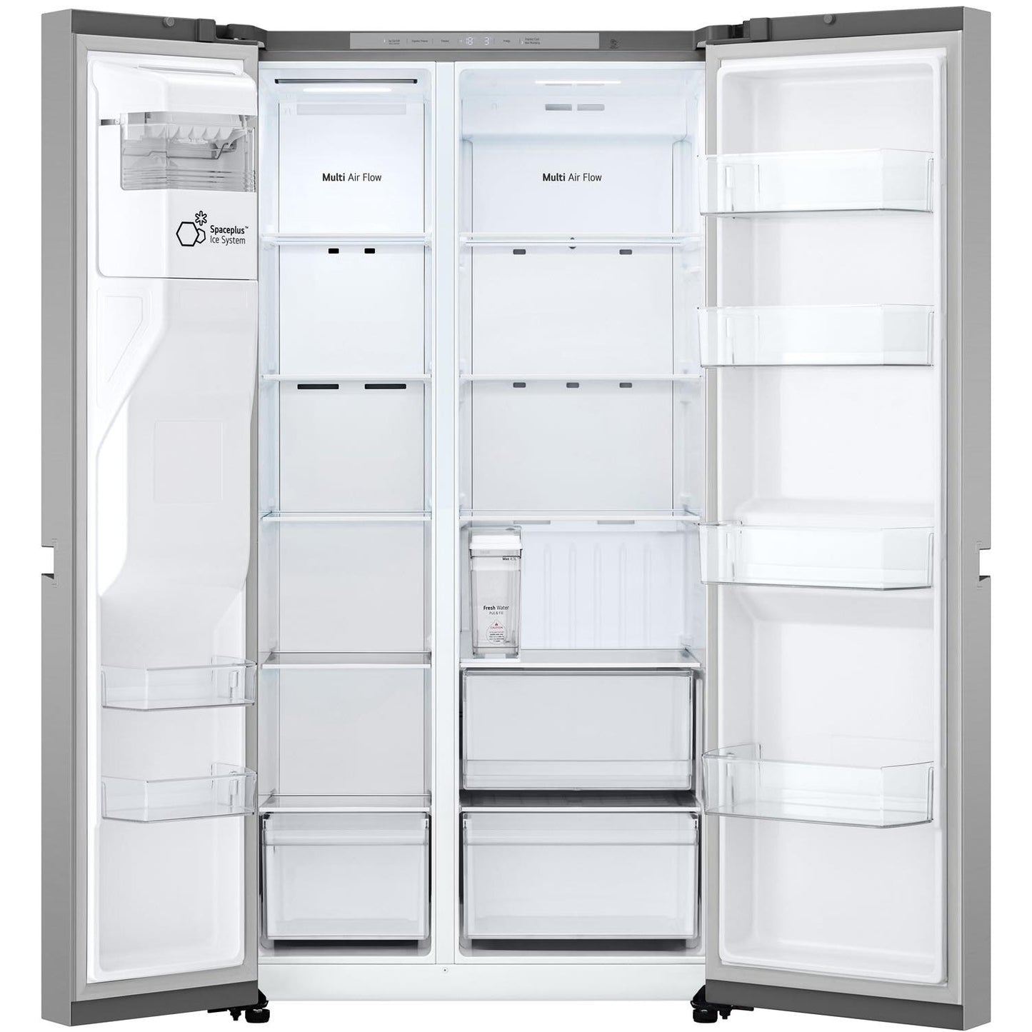 LG GS-N599PL 641L Side by Side Fridge (Stainless Finish)