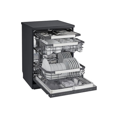 LG XD2A25MB TrueSteam 15 Place Setting Freestanding Dishwasher (Matte Black)