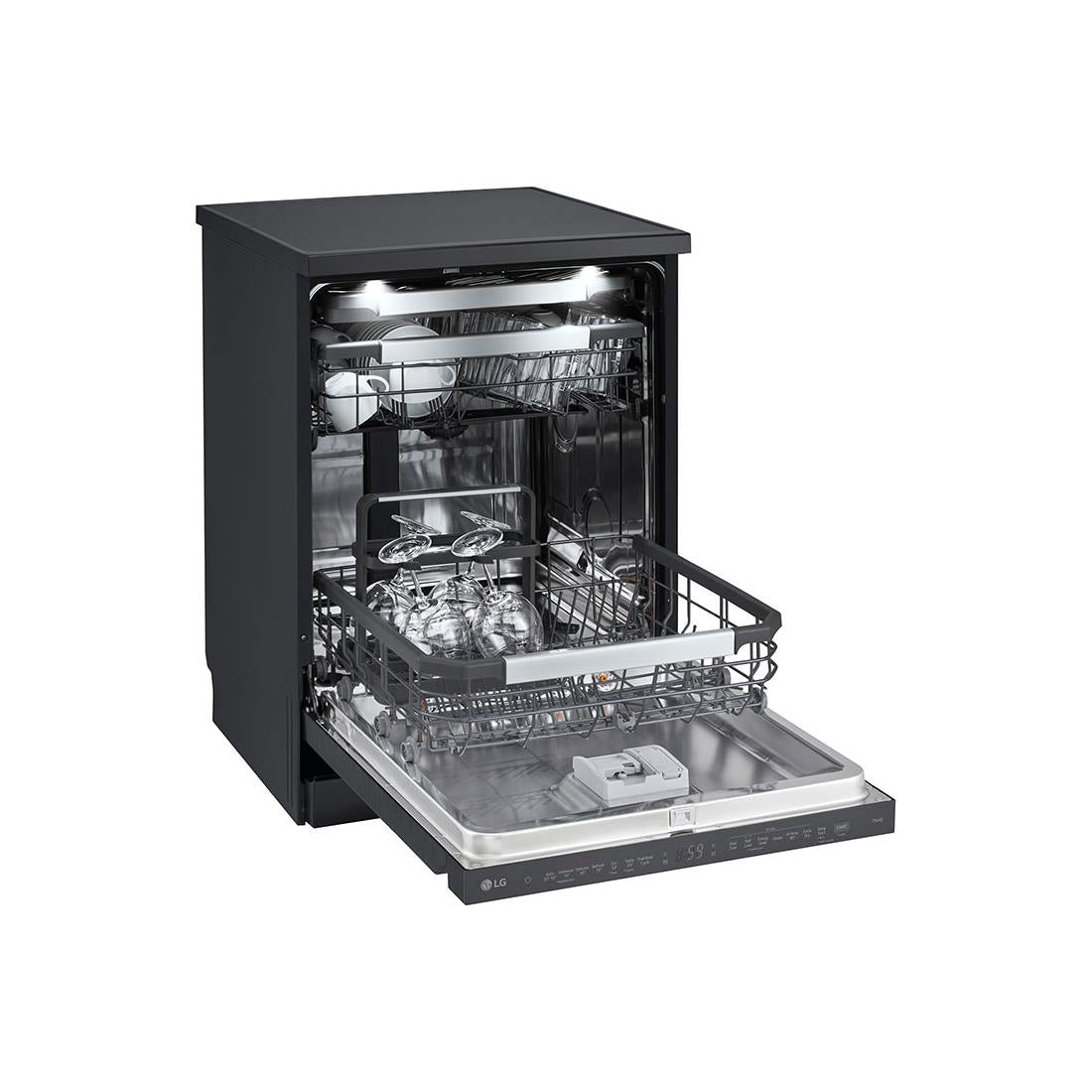 LG XD2A25MB TrueSteam 15 Place Setting Freestanding Dishwasher (Matte Black)