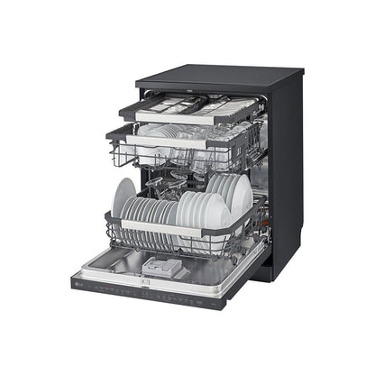 LG XD2A25MB TrueSteam 15 Place Setting Freestanding Dishwasher (Matte Black)