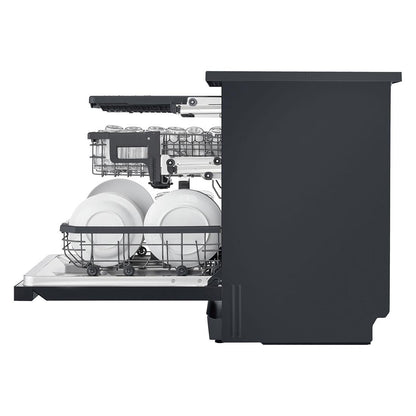 LG XD2A25MB TrueSteam 15 Place Setting Freestanding Dishwasher (Matte Black)