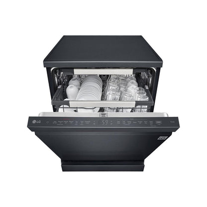 LG XD2A25MB TrueSteam 15 Place Setting Freestanding Dishwasher (Matte Black)
