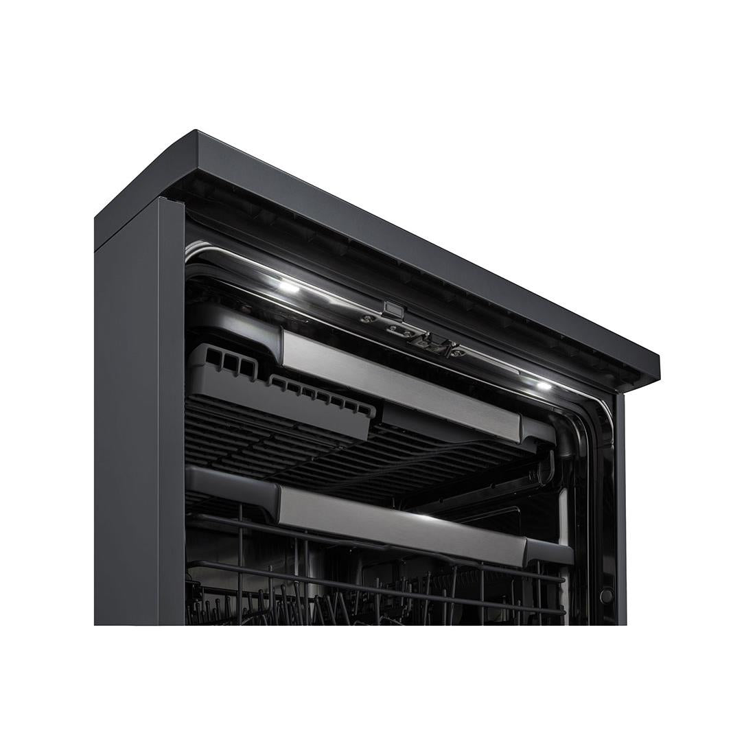 LG XD2A25MB TrueSteam 15 Place Setting Freestanding Dishwasher (Matte Black)