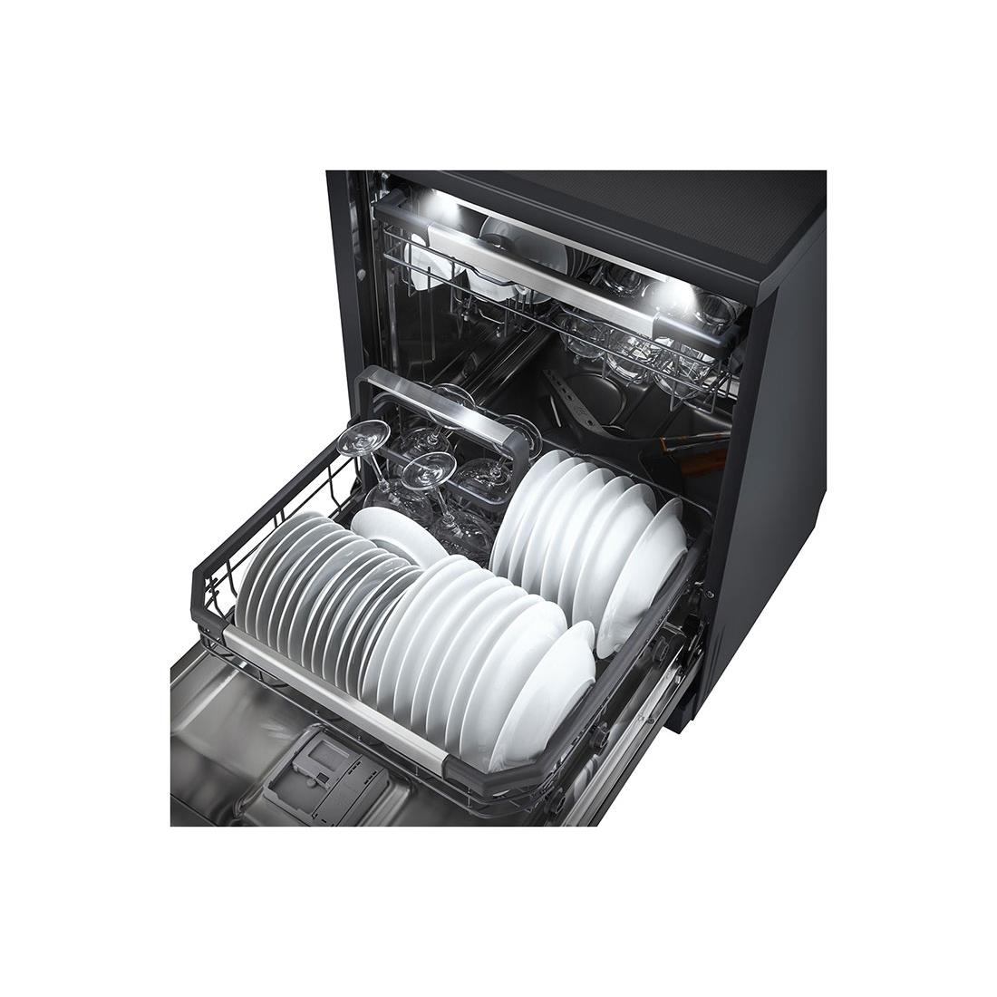LG XD2A25MB TrueSteam 15 Place Setting Freestanding Dishwasher (Matte Black)