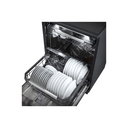 LG XD2A25MB TrueSteam 15 Place Setting Freestanding Dishwasher (Matte Black)