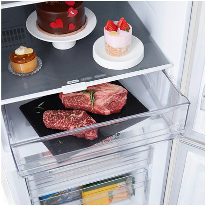 LG GB-B300MWH 335L Bottom Mount Fridge (Matte White Finish)