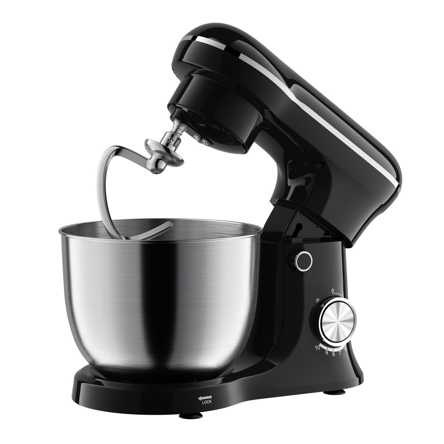 Healthy Choice 400W 5L Mix Master Kitchen Stand with Whisk and Beater (Black)