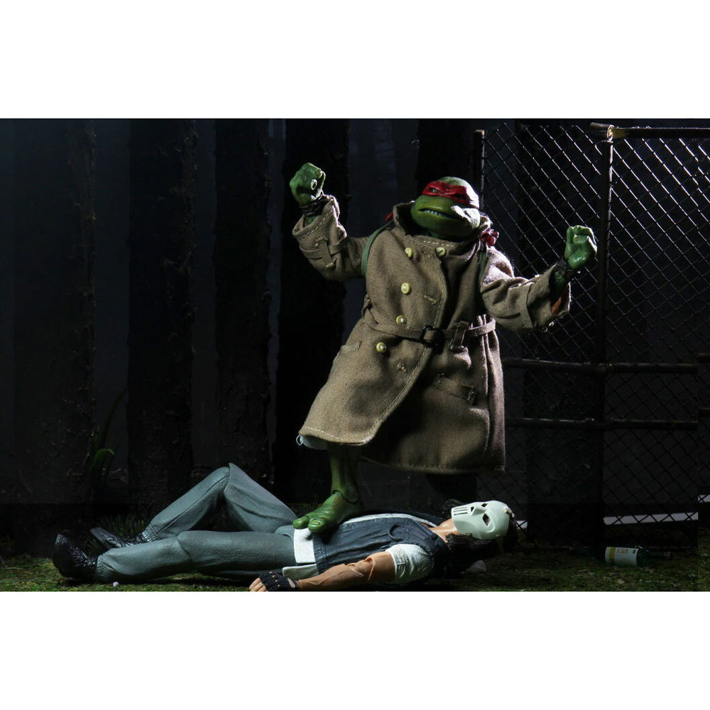 Neca TMNT Disguise 2 Casey Jones & Raphael 7'' Scale Action Figure Play Toy 14+