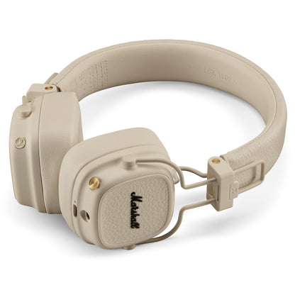 Marshall MAJOR V Wireless On-Ear Bluetooth Headphones (Cream)