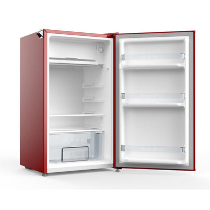 CHiQ CRSR089DR1 90L Retro Style Bar Fridge (Red)