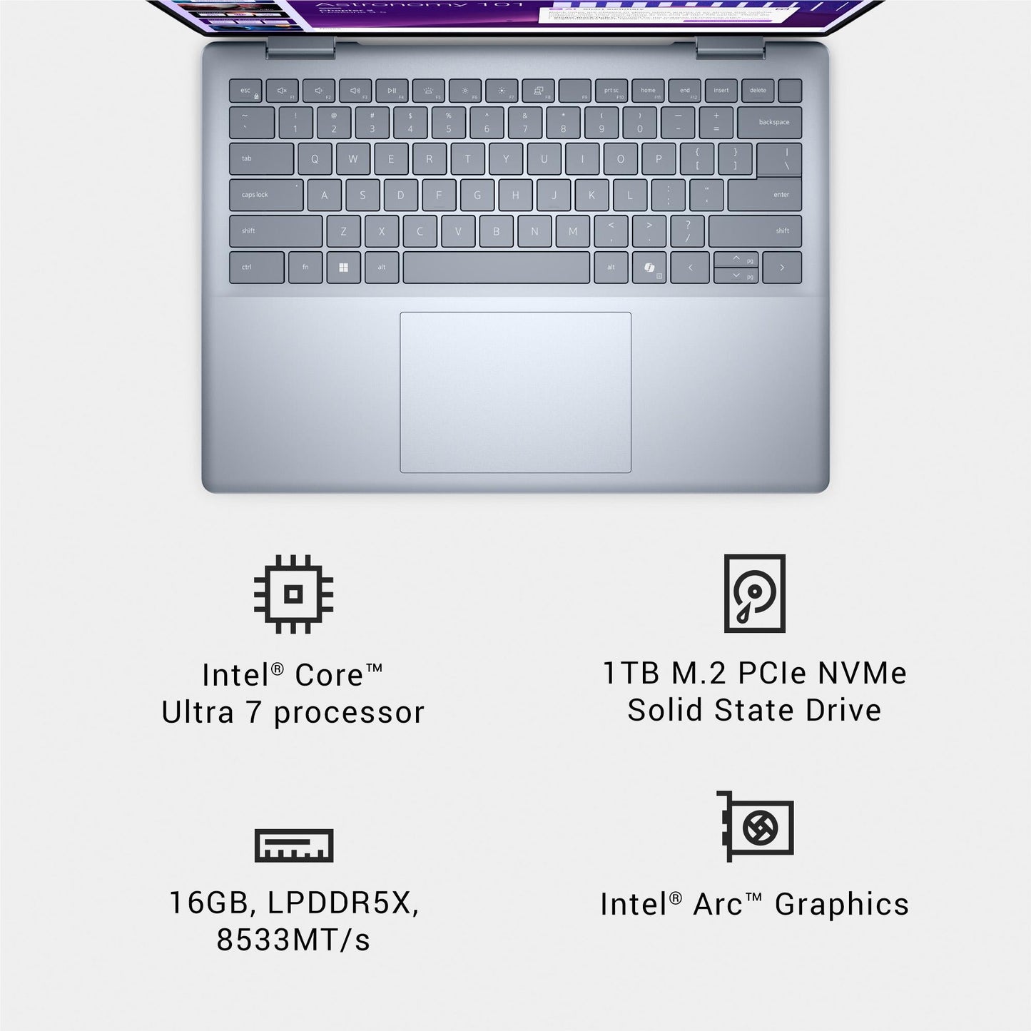 Dell 14 Plus 14" FHD+ 2-in-1 Copilot+ AI PC Laptop (Intel Core Ultra 7-256V)[1TB]