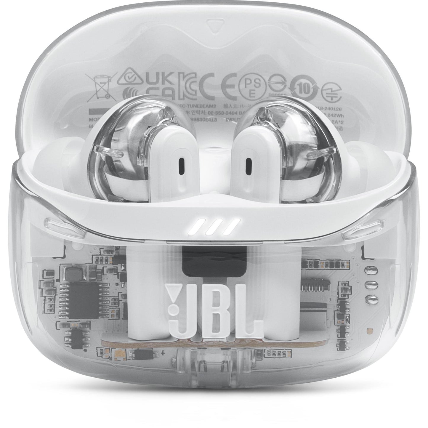 JBL Tune Beam 2 True Wireless Noise Cancelling Earbuds (Ghost White)